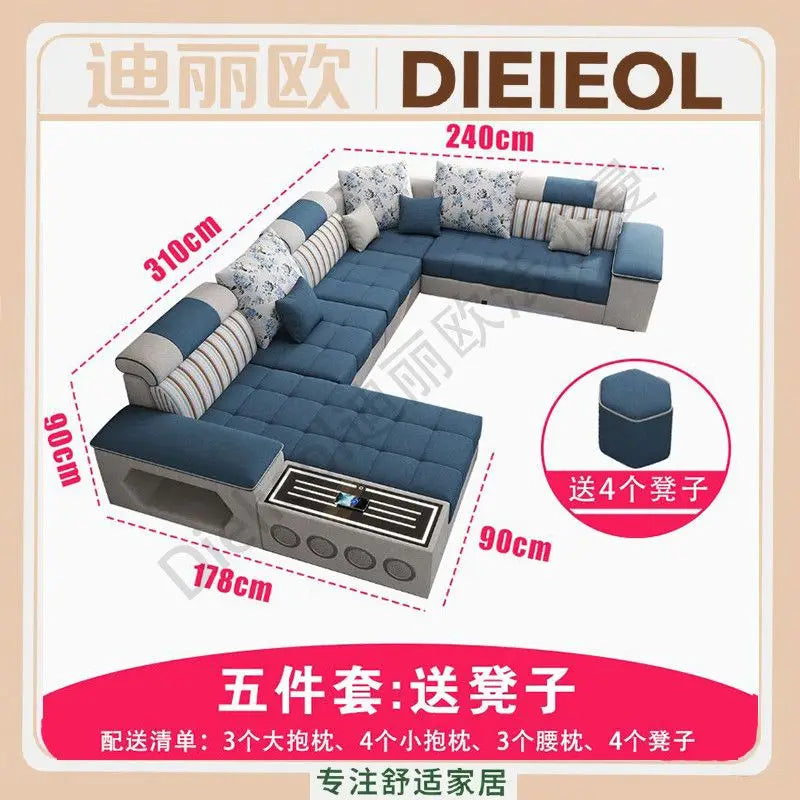 Armrest Electric Sofa Designer Storage Modern Corner Sofa Floor Comfortable Romantic Divani Da Soggiorno House Accessories