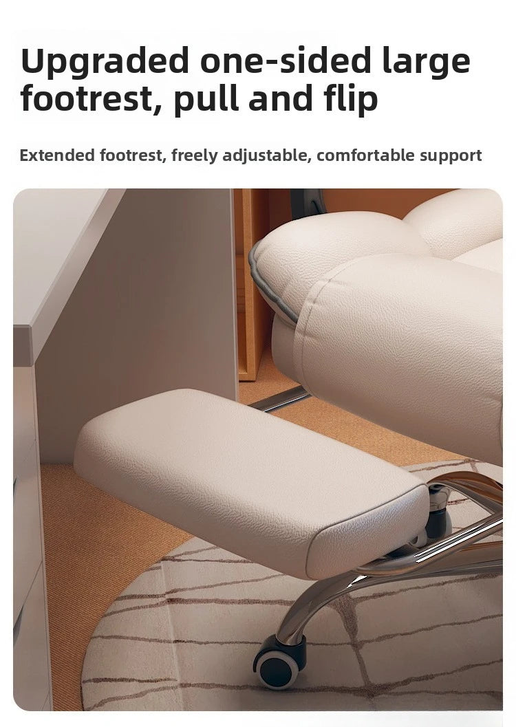Firm Computer chair E-sports chair Home sedentary sofa Seat reclining swivel chair Study back chair
