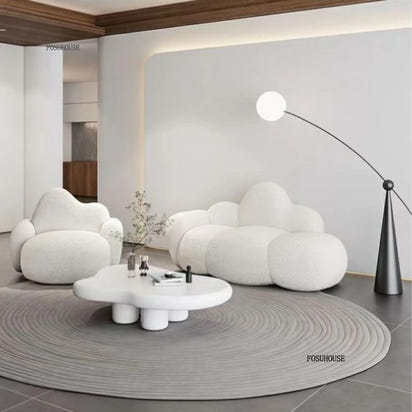 Simple Small Apartment Living Room Sofas Nordic Home Balcony Single Back Sofa Chair Beauty Salon Lounge Reception Double Sofas