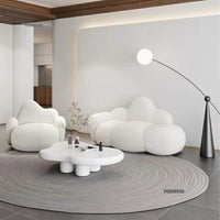 Simple Small Apartment Living Room Sofas Nordic Home Balcony Single Back Sofa Chair Beauty Salon Lounge Reception Double Sofas