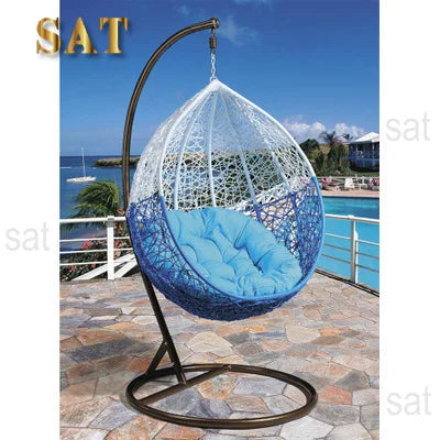 -Indoor Outdoor Rope Hanging Swing Terrace Bedroom Hammock Egg Chair Swing Custom Patio Swing Chair