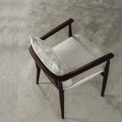 New Chinese Style Nordic Single-Seat Sofa Chair Post-Modern Minimalist Dining Chair Leisure Chair Conference