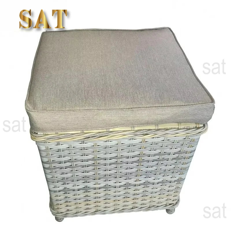 Hot SalesHigh Quality Luxury Fabric Rattan Wicker Sofa Set For Outdoor Garden Courtyard Home Bar Hotel Dining Plastic Garden Fur