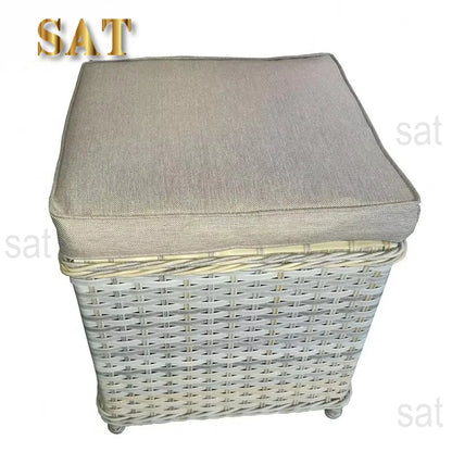 Hot SalesHigh Quality Luxury Fabric Rattan Wicker Sofa Set For Outdoor Garden Courtyard Home Bar Hotel Dining Plastic Garden Fur