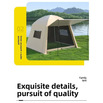 Large Outdoor Tent Canopy Sunshade Screen Gazebo Portable Mosquito Proof Camping Shelter