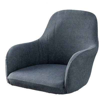Dining Chair Cover Stretch Wedding Chair Protector Elastic Chair Cover Non-fading Solid Color Slipcover Soft Wear for Curved