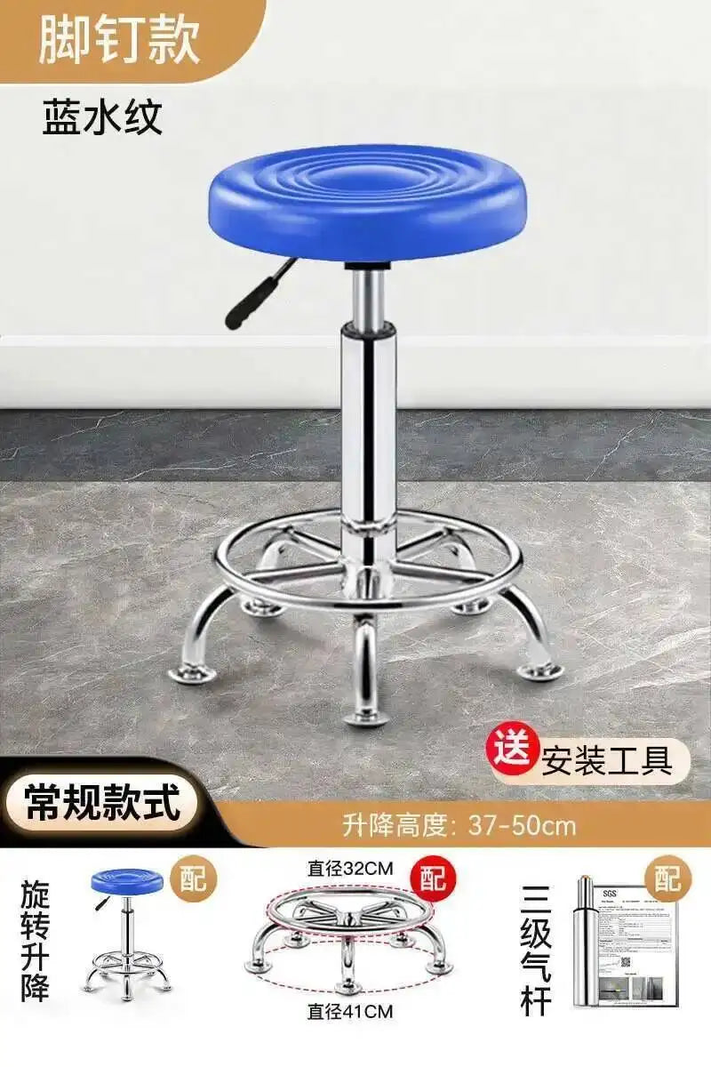 Vintage Bar Chairs Accent Modern Barber Adjustable Office Counter Bar Chairs Nordic High Taburete Silla Furniture YN50BC