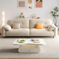 Large  Apartment Sofa Wood Lounge  Puffs Recliner Longer Sofa Modern Designer Luxury Nordic Muebles Para El Hogar Home Furniture