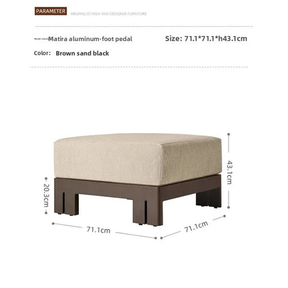 Courtyard Sofa, Outdoor Relaxation, Outdoor Lounge Chair, Villa Garden Table, High-end Furniture Set, Garden Furniture