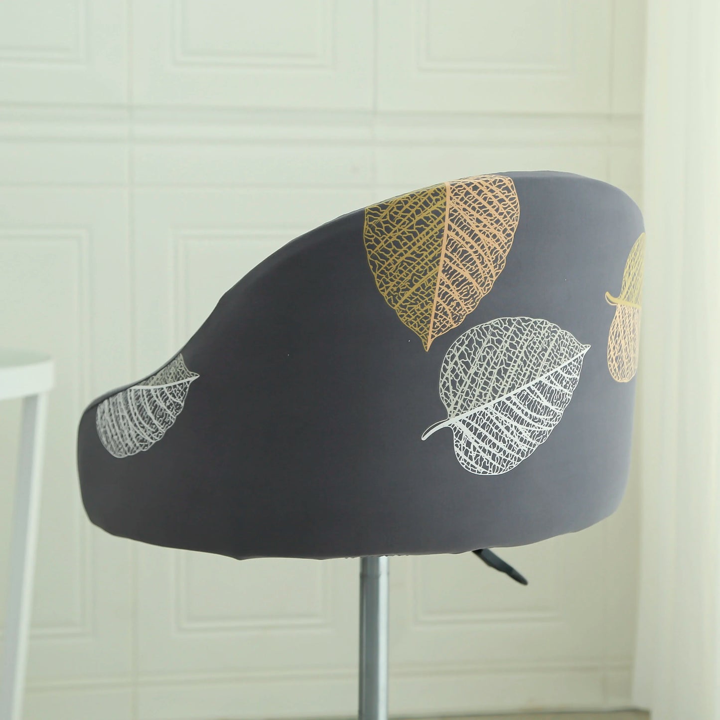 1PC Semi-Circular Universal Wear-Resistant Chair Cover Chair Cover Dust-proof Elastic Restaurant Hotel Dining Chair Cover 의자 커버