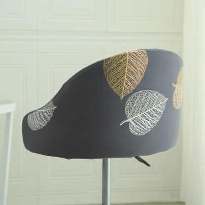 1PC Semi-Circular Universal Wear-Resistant Chair Cover Chair Cover Dust-proof Elastic Restaurant Hotel Dining Chair Cover 의자 커버