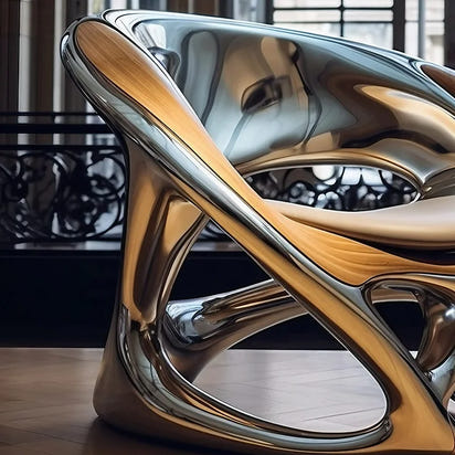 Modern Unique Shape Creative Design Fibreglass Leisure Chair Living Room Furniture for Home Hotel Villa