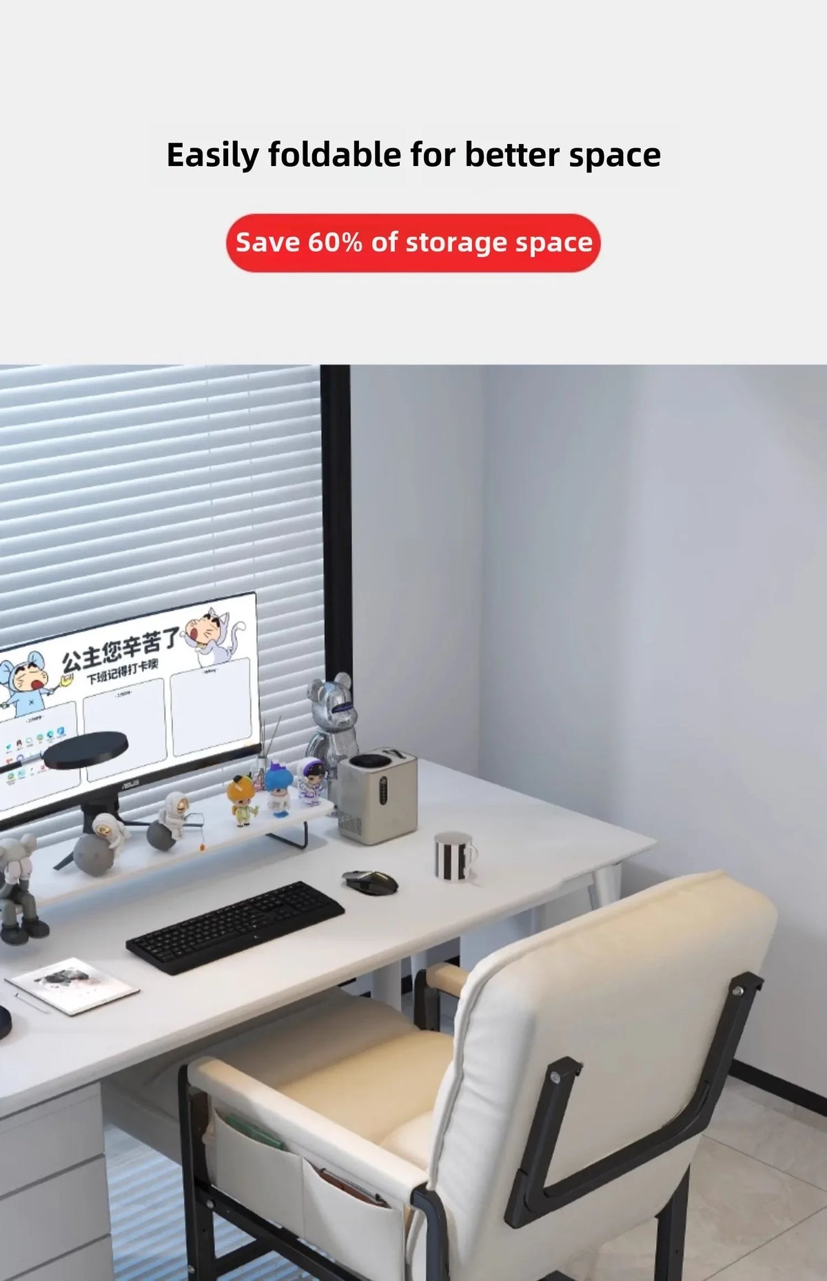 Reclining chair office lunch break folding chair computer chair can sit and lie down dual-purpose lazy sofa chair with backrest