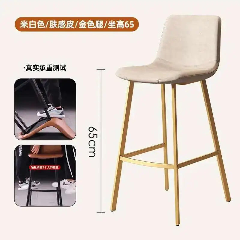 Luxury Office Bar Chair, Scratch resistant Outdoor European Bar Chair, Living Room Design, Taburetes Altos Cocina Home Furniture