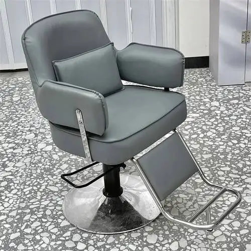 Workshop Tattoo Barber Chair Cosmetic Nail Trolley Workshop Luxury Adjustable Barber Chair Stool Silla De Barbero Home Furniture