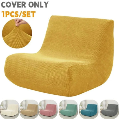 Stretch Polar Fleece Sofa Cover for Living Room Solid Color Lounge Couch Cover All-inclusive Relax Sofa Slipcovers Protector