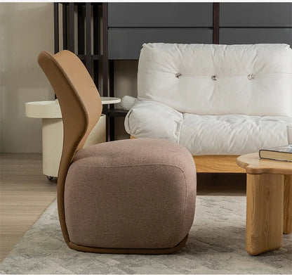 Modern Designer Leisure Living Room Chair Balcony Back Chair Living Room Furniture Nordic Luxury Small Apartment Lazy Sofa Chair