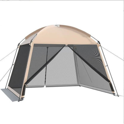 Outdoor Large Tent Canopy Sunshade Netting Portable Mosquito-Proof Tent Beach Camping Gazebo