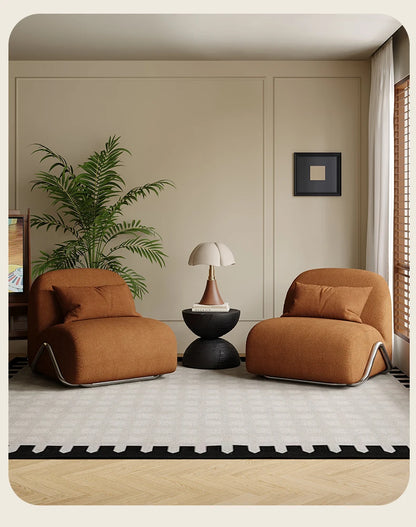 X2 medieval style advanced sense living room casual retro lazy carriage sofa single sofa chair