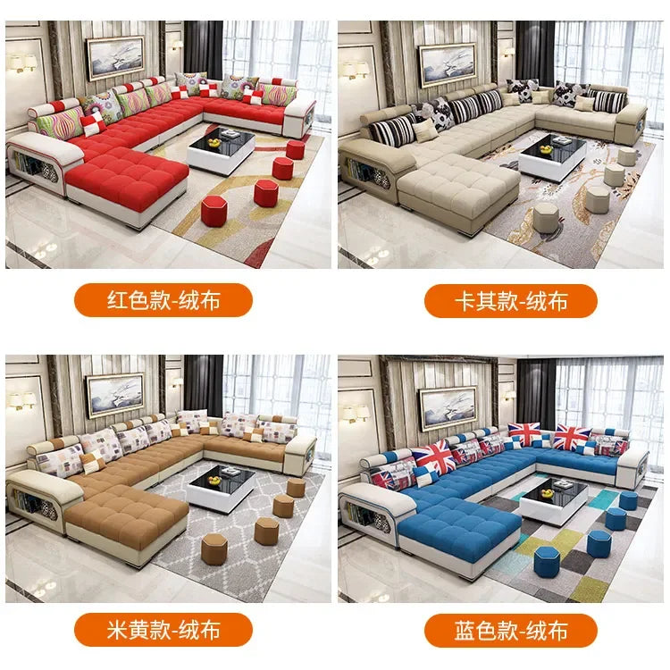 Relaxing Design Sofa Apartment Waterproof Minimalist Comfortable Sofa Lazy Sleeping Function Princess Divano Hotel Furniture