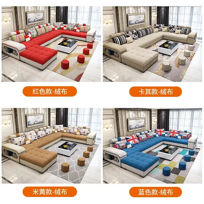 Relaxing Design Sofa Apartment Waterproof Minimalist Comfortable Sofa Lazy Sleeping Function Princess Divano Hotel Furniture