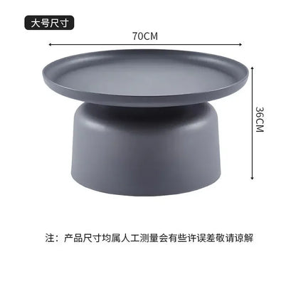 Coffee Table Nordic Living Room Sofa Side Simple Coffee Tables Round Corner Modern Home Small Tea Tables Furniture Mesa Plastic