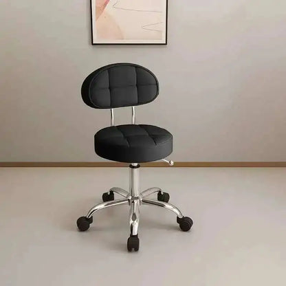 Big work stool hair cutting chair rotating lifting round stool pulley hair salon special beauty stool