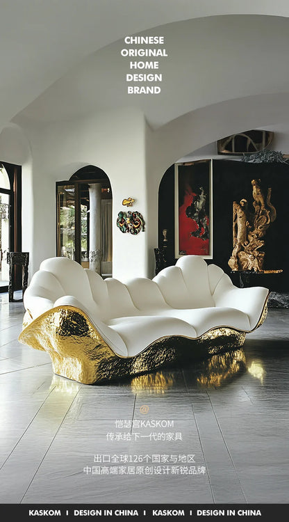 Modern Art Sofa Mansion Light Luxury Aesthetic Furniture High Luxury International Hall A9