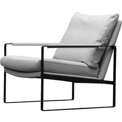 Leisure Complete Cushion Chair Living Room Leather Unique Lazy Makeup Chair Reading Design Throne Woonkamer Stoelen Decor
