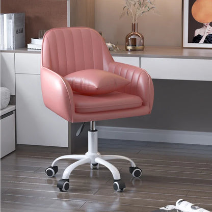 Modern Bedroom Comfortable Learning Chair Lift Swivel Office Chairs Study Room Chair Home Armrest Backrest Leisure Makeup Chair