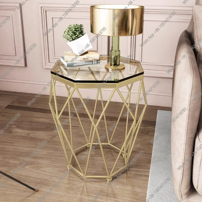 S Nordic Aesthetic Coffee Table Clear Simple Unique Designer Decoration Side Table Standing Lounge Couchtisch Salon Furniture