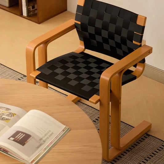 Pre-loved Solid Wood Armchair Dining Chair Home Fashion Comfort Retro Back Chair Esthetisch En Duurzaam Dining Room Furniture