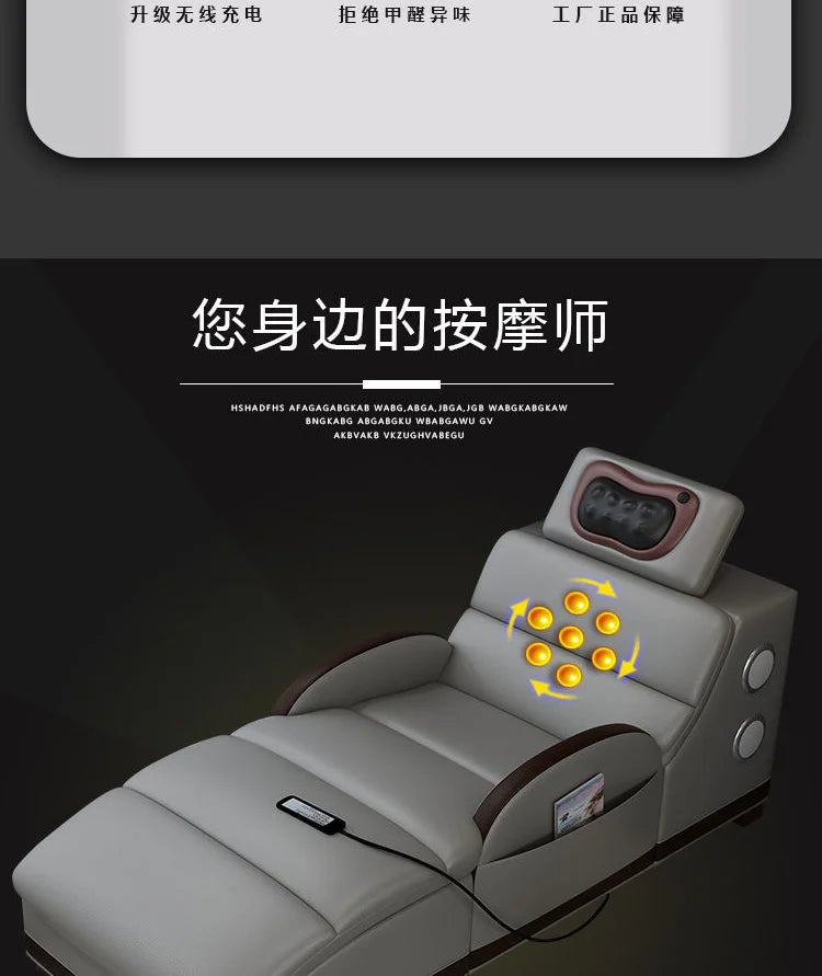 Multifunction Apartment Sofas Recliner Luxury Massage Comfortable Sofas Leather Electric Canape Salon De Luxe Home Furniture