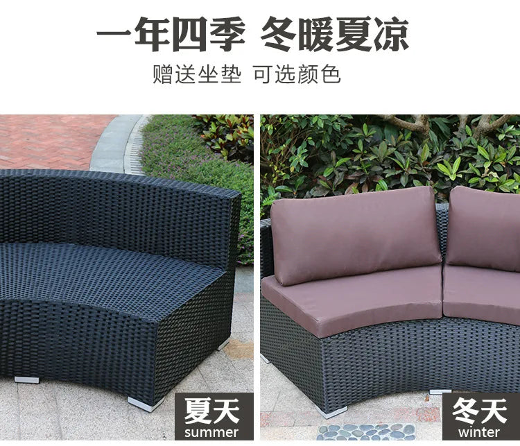2022 Cheapest Garden Sofas Rattan Outdoor Furniture