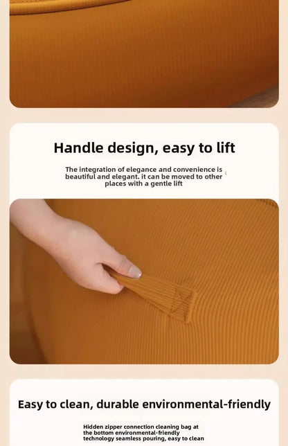 Bean Bag Lazy Corduroy Comfortable Sofa Single Bed Tatami Bedroom Balcony Casual Lightweight Small Sofa Living Room 2025 New