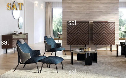 New Arrival New Design Sets For Living Room Modern Sectional Metal Frame Curved Sofa Villa Luxury Furniture Sofa Set With Great