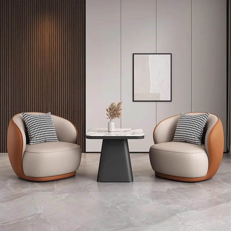 Negotiation table and chair combination lounge area light luxury modern lounge area reception table negotiation table sales