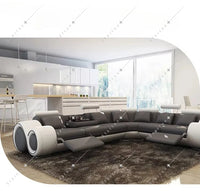 New Living Room Luxury Modern Couch Genuine Real Recliner Leather Sofa Set Indoor Sectional Furniture Leather Sofa