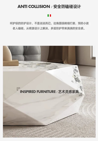 Minimalist Polygonal Coffee Tables Creative Modern Design Coffee Tables Diamond Design Living Room Furniture Quemo decoration