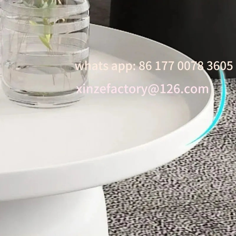 Customizable Circular Coffee Tables Nordic Living Room Center Table Modern Side Tea Table Portable Simple Bedroom Nightstand