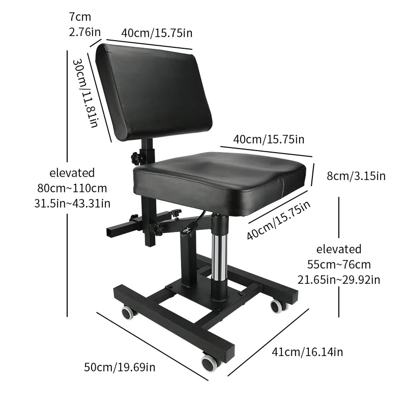 TAIDU Multi Functional Tattoo Chair Leathery Back Adjust Tattoo Salon Chairs Steel Frame Lift Tattoo Bench For Tattoo Artist