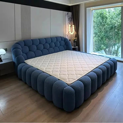 Lounge Clear Bed Decoration Beauty Room Decor Large Size European Sun Sleeping Bed Safe Letto Matrimoniale Trendy Furniture