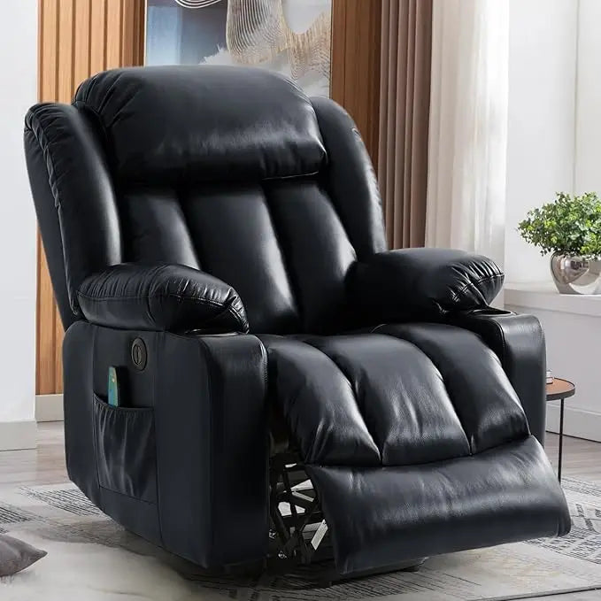 Power Lift Recliner Chair for Elderly, Electric Recliner Chairs for Adults with Massage and Heat, Cup Holders, Remote Control,