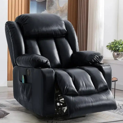 Power Lift Recliner Chair for Elderly, Electric Recliner Chairs for Adults with Massage and Heat, Cup Holders, Remote Control,