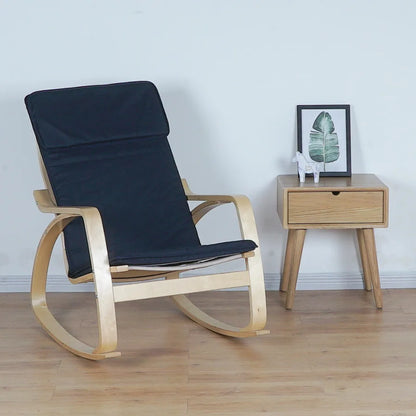Rocking Chair Lazy Sofa Balcony Chair Leisure Chair Pregnant Woman Recliner Adult Home Armchair Small Apartment Home Furniture