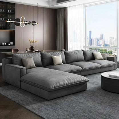 Fabric Sofa Modern Minimalist  Personality Chaise Sofa  Living Room Furniture