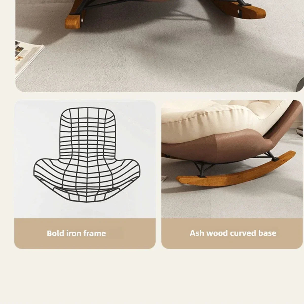 Sofa Penguin Rocking Chair Adult Lounge Chair Adult Living Room Snail Balcony Home Indoor Leisure Rocking Chair Recliner