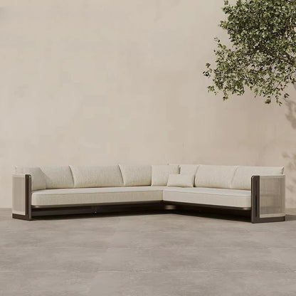Modern Villa Garden Set Luxury Hotel Rope Outdoor Sofa Set