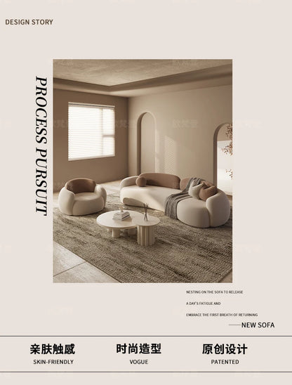 Storage Accent Living Room Sofas European Luxury Minimalist Modern Sofa Aesthetic Neoclasical Double Sofa Bed Room Furniture