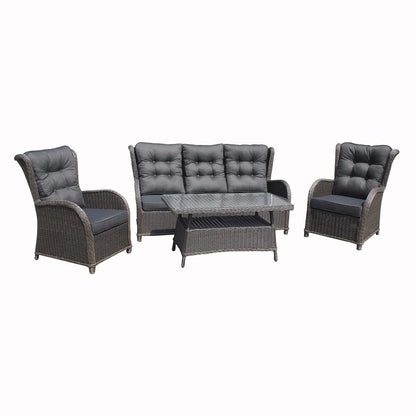 Outdoor Table with Stove Stool L Shape Sofa Set Living Room Hotel Villa Park Courtyard Apartment Outdoor Furniture